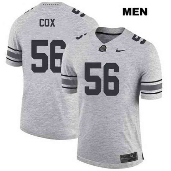 Aaron Cox Ohio State Buckeyes Authentic Nike Mens  56 Stitched Gray College Football Jersey Jersey